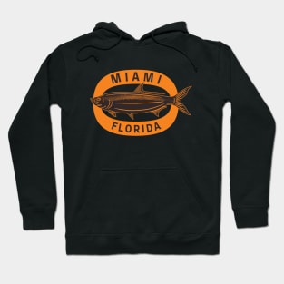 Miami Florida Tarpon Fishing Hoodie